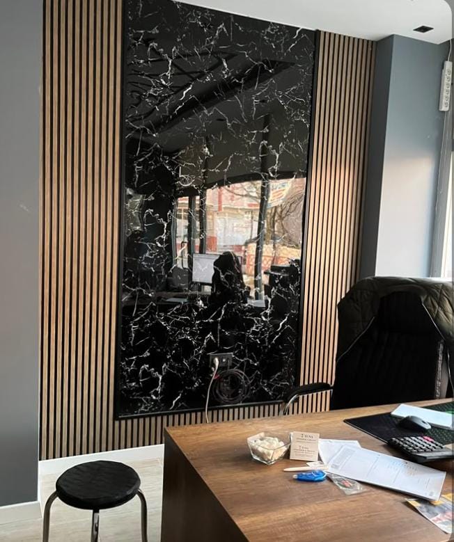 3 MT DE LARGO X 60 CM DE ANCHO LINEA PREMIUM LAMINADA TIPO MARMOL 3 ML DE GROSOR