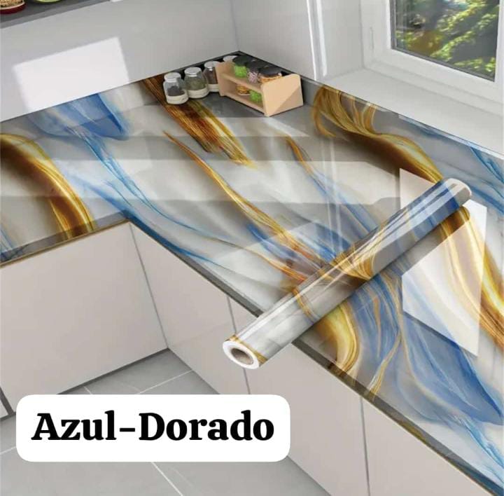 2 MT DE LARGO X 60 CM DE ANCHO PELICULA ADHESIVA TIPO MARMOL