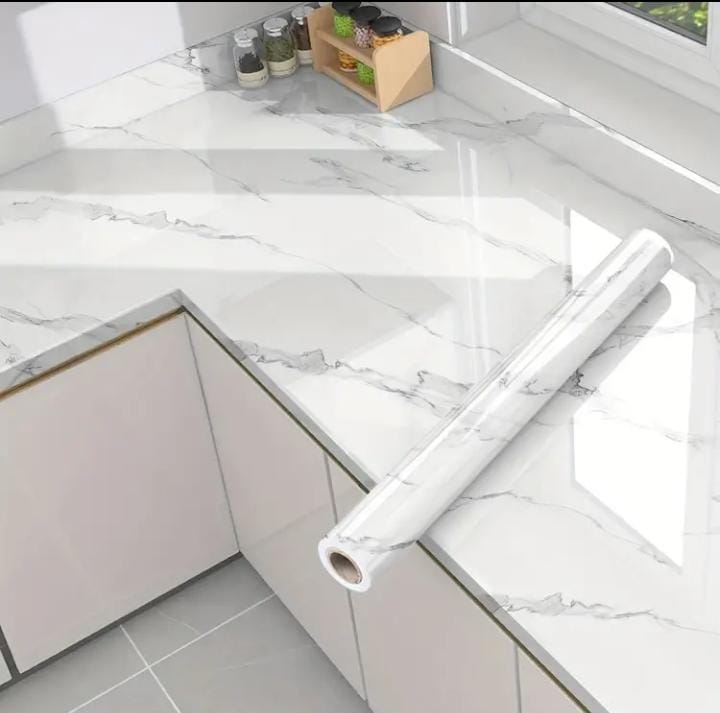 2 MT DE LARGO X 60 CM DE ANCHO PELICULA ADHESIVA TIPO MARMOL