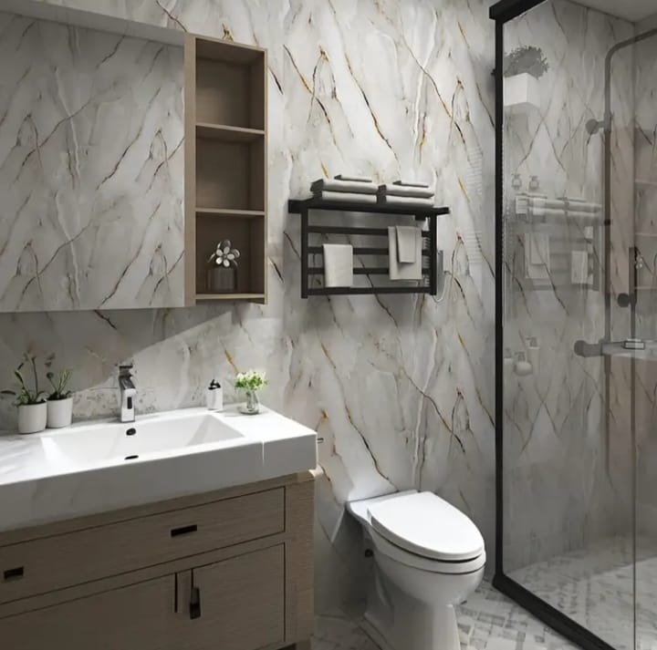 2 MT DE LARGO X 60 CM DE ANCHO PELICULA ADHESIVA TIPO MARMOL